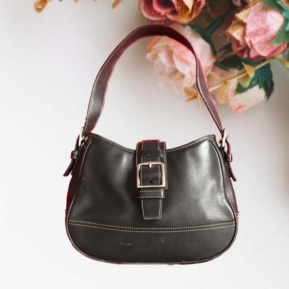 Coach Black Leather Purse